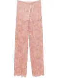 Blumarine lace trousers - Pink