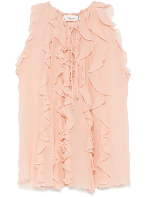 Blumarine ruffled blouse