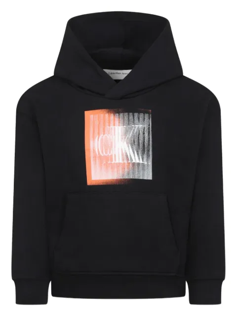 Calvin Klein Kids هودي بطبعة شعار الماركة