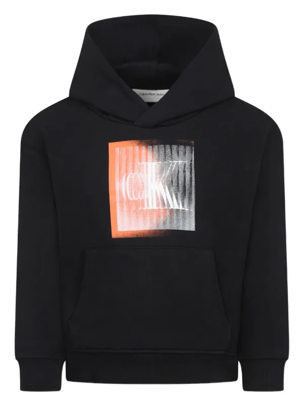 Calvin Klein Kids logo-print hoodie
