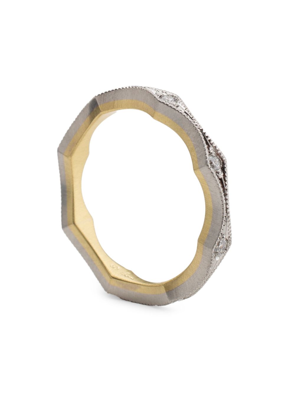 hum platinum Movement diamond ring - Goud