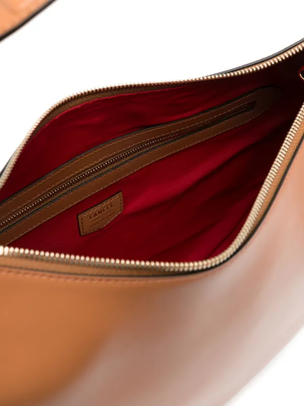 Lancel Sac Porté Épaule M à Fermeture Zippée Marron FARFETCH FR