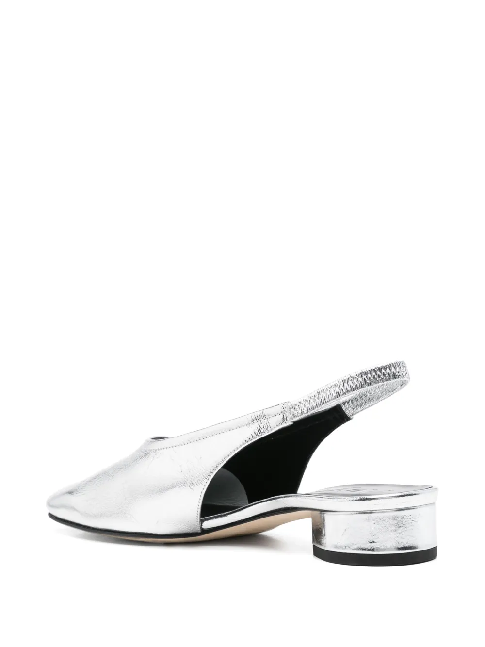 Aeyde Dua ballet flats Silver