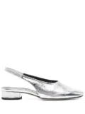 Aeyde Dua ballet flats - Silver