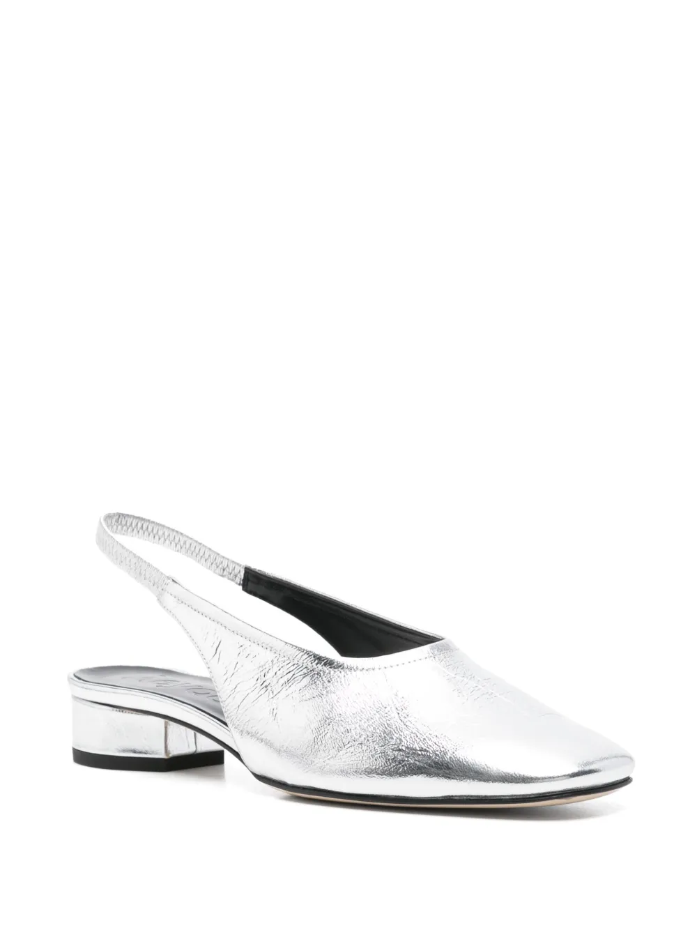 Aeyde Dua ballet flats Silver