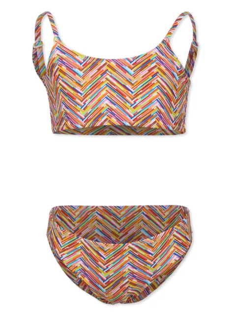 Missoni Kids zigzag-print bikini