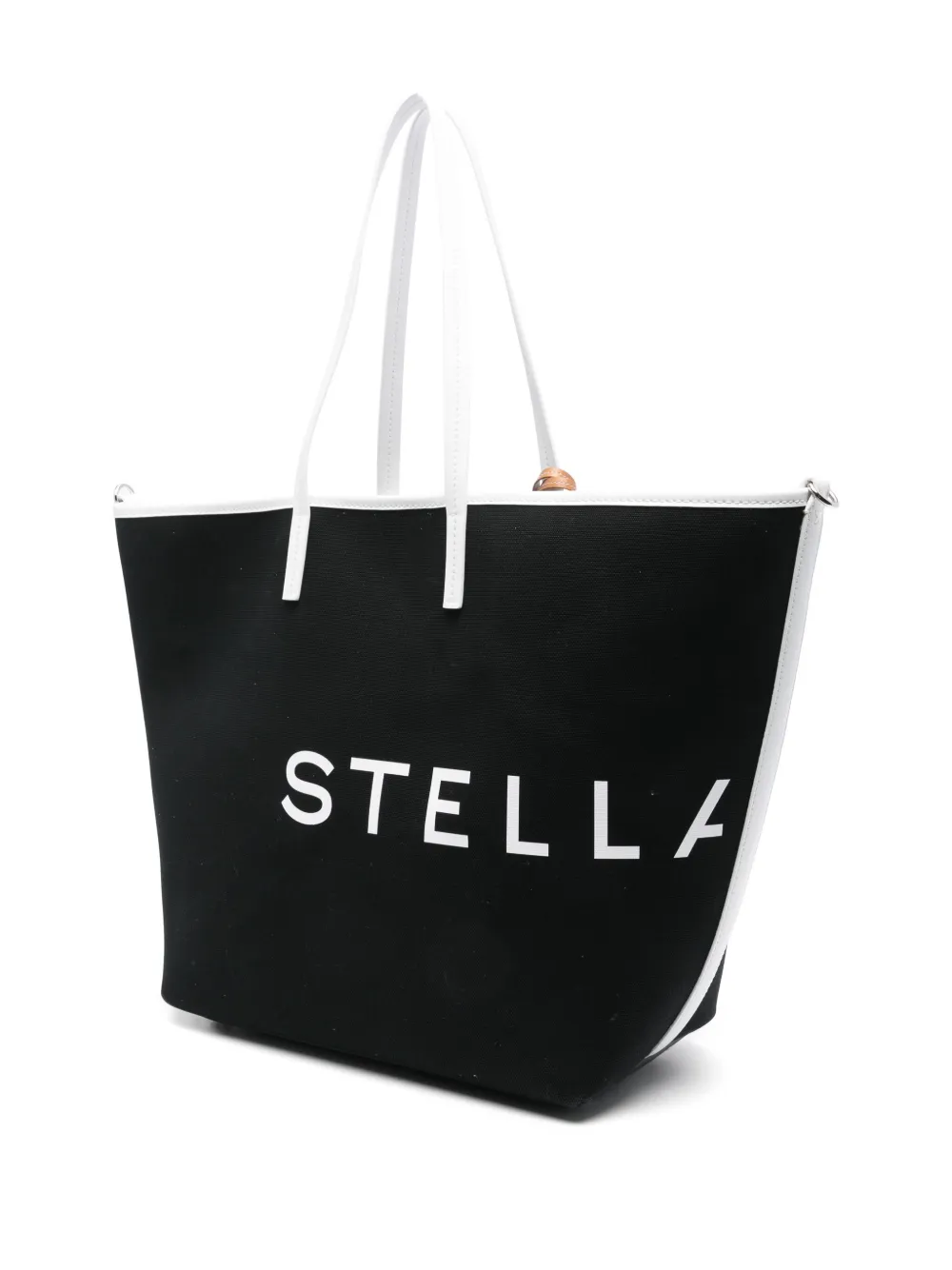 Stella McCartney Shopper met logoprint Zwart