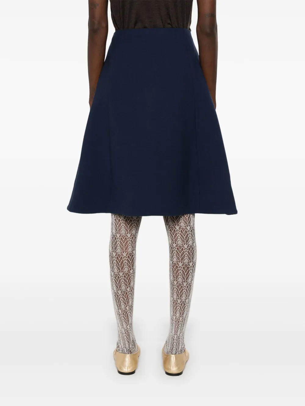 Valentino Garavani Mini-rok met geplooid detail Blauw
