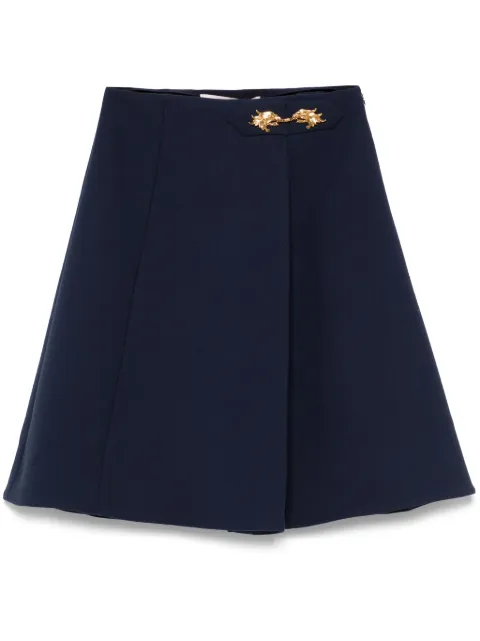 Valentino Garavani pleat-detailed mini skirt