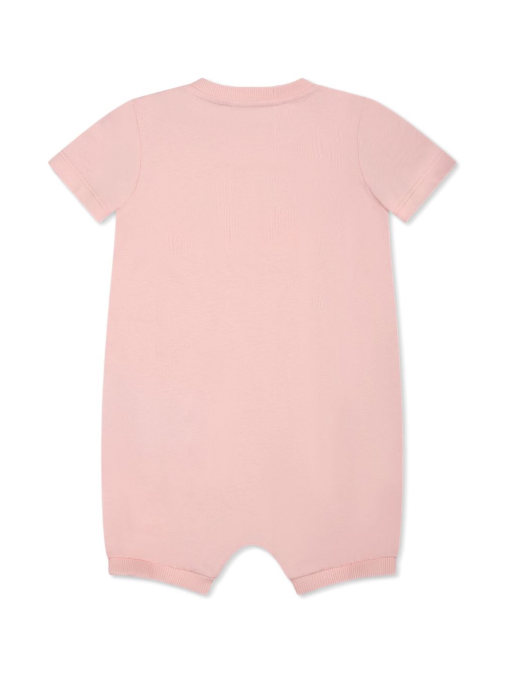 Moschino Kids Romper met logoprint - Roze