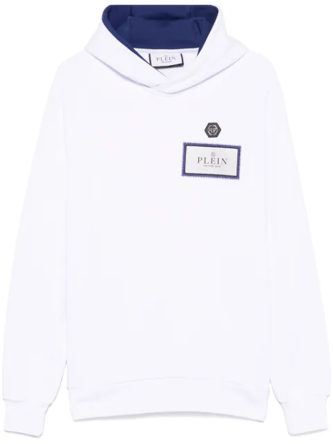 Philipp Plein hoodie con parche del logo