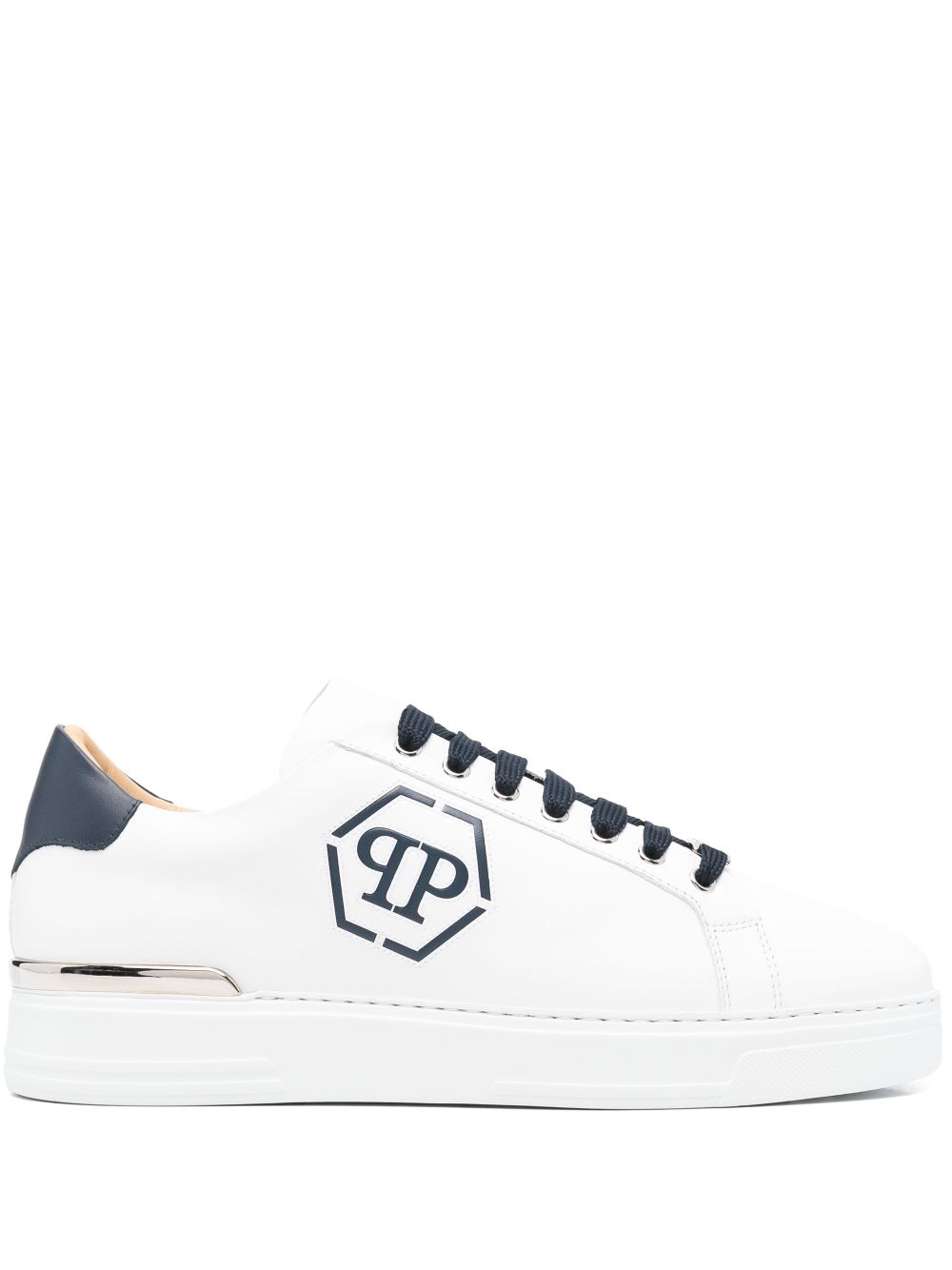 Philipp Plein logo-patch sneakers White