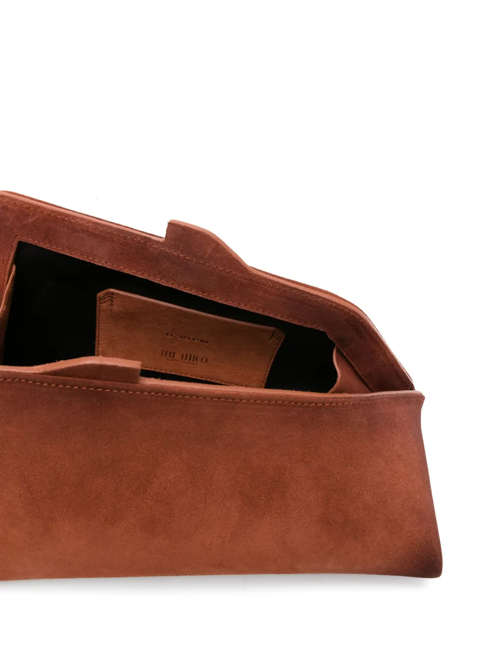 The Attico 8.30PM clutch bag Bruin