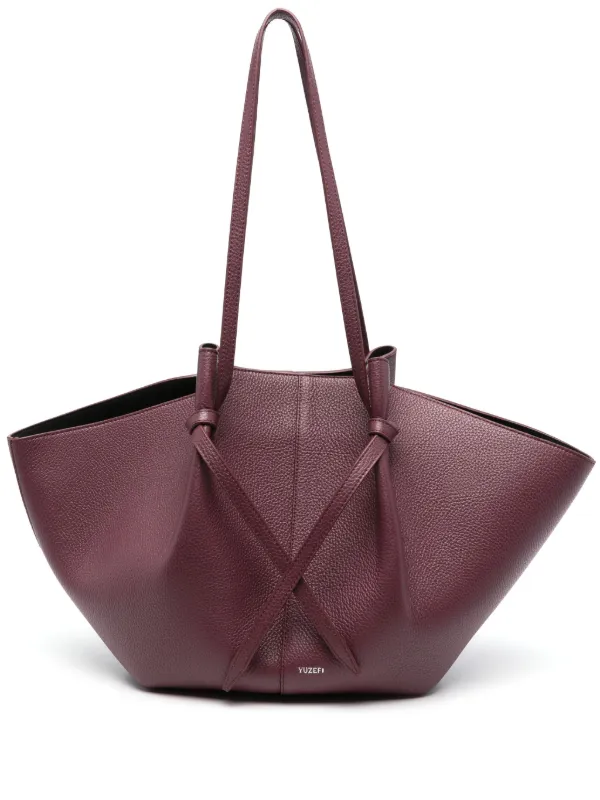 Yuzefi Large Mochi Soulder Bag Purple FARFETCH IN