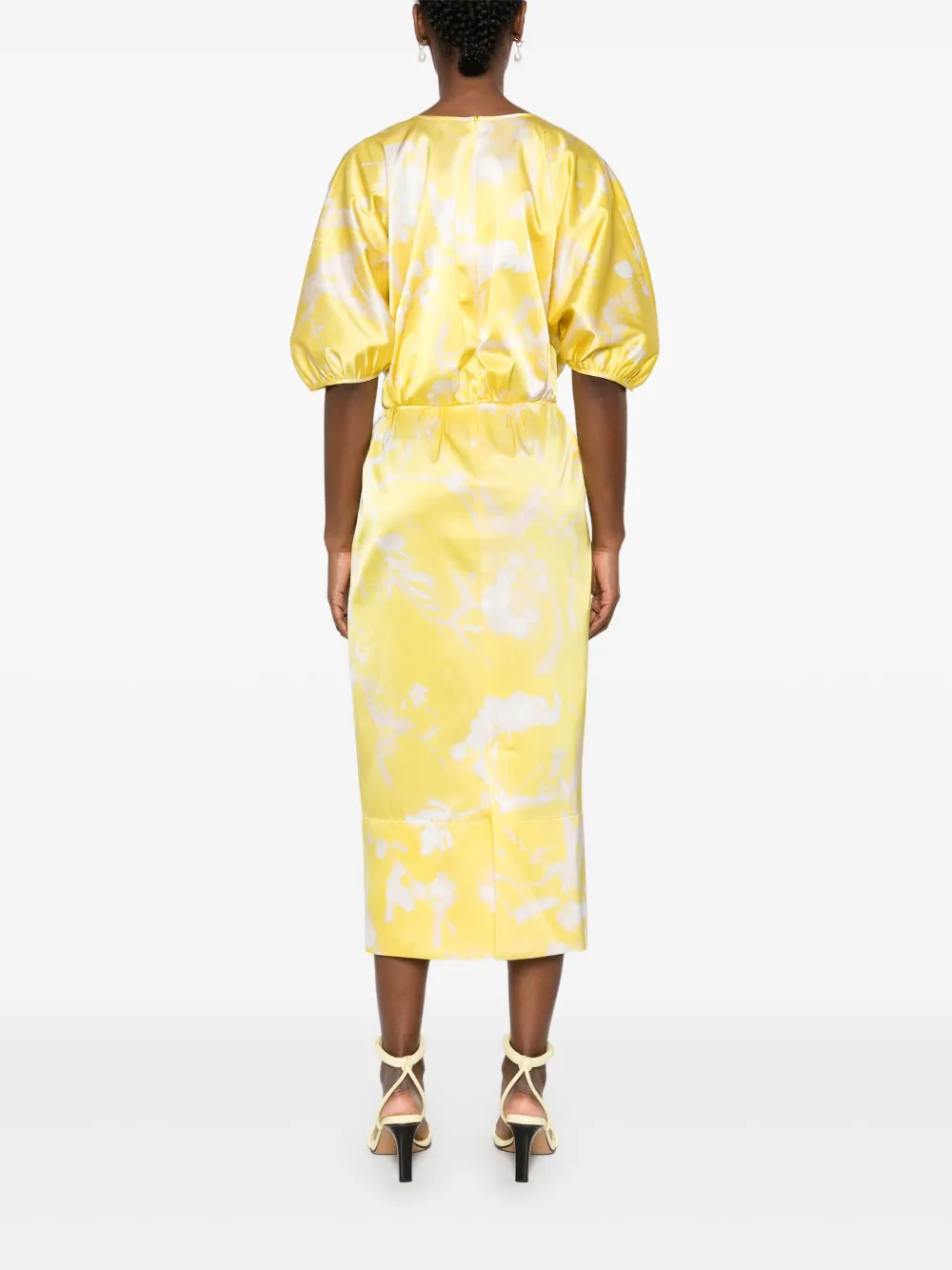 FABIANA FILIPPI TILIA-PRINT MIDI DRESS