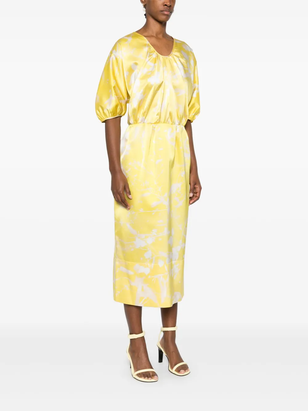 FABIANA FILIPPI TILIA-PRINT MIDI DRESS