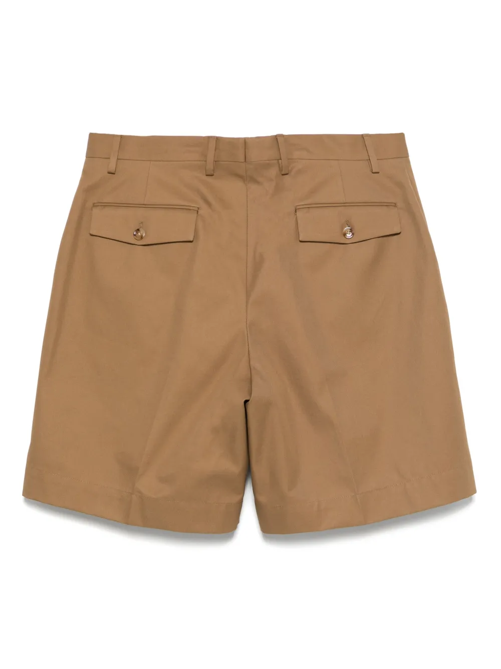 Lardini Shorts met plooidetail - Bruin