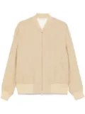 Lardini linen bomber jacket - Neutrals