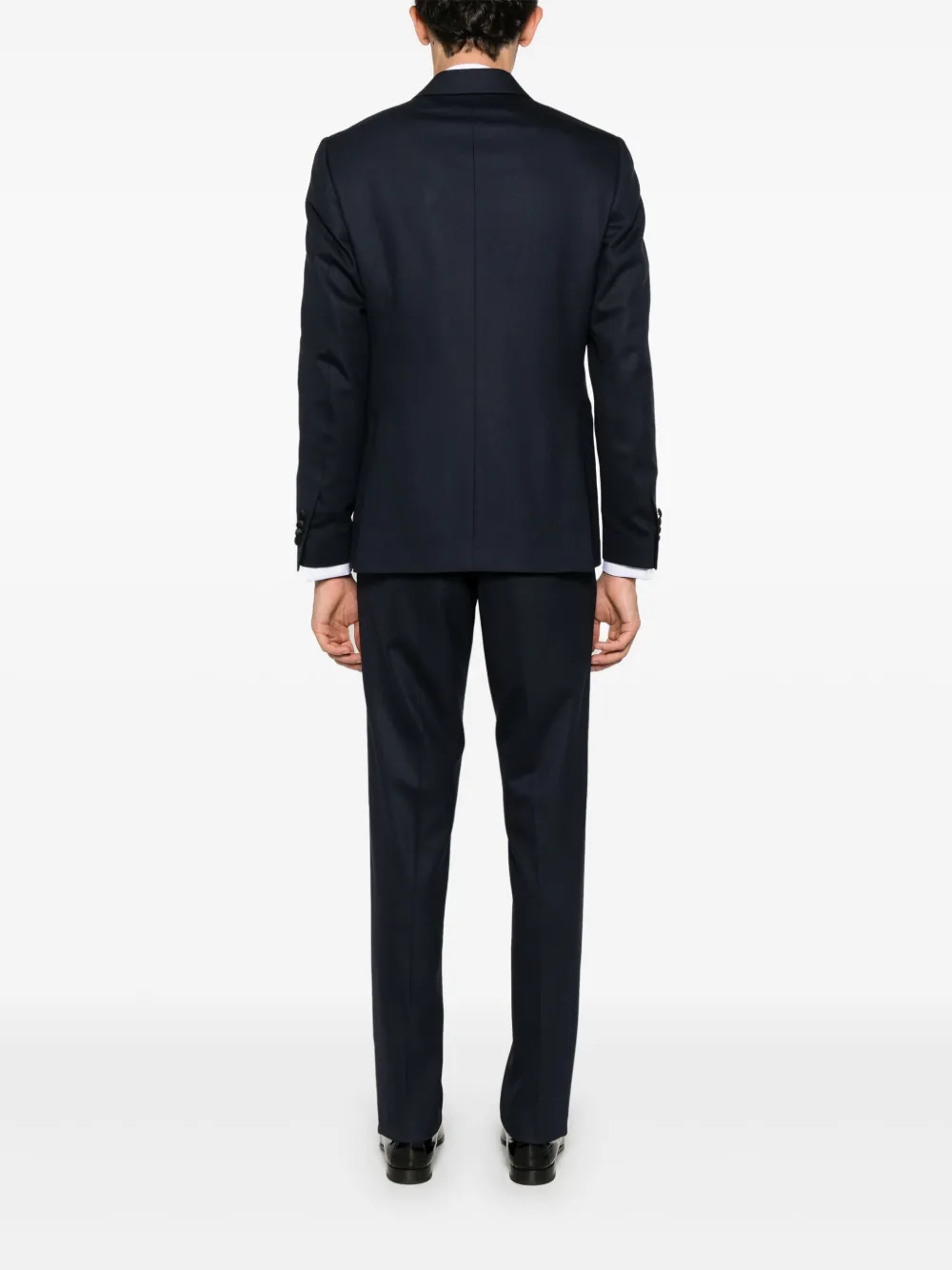 LARDINI SATIN-LAPELS SUIT
