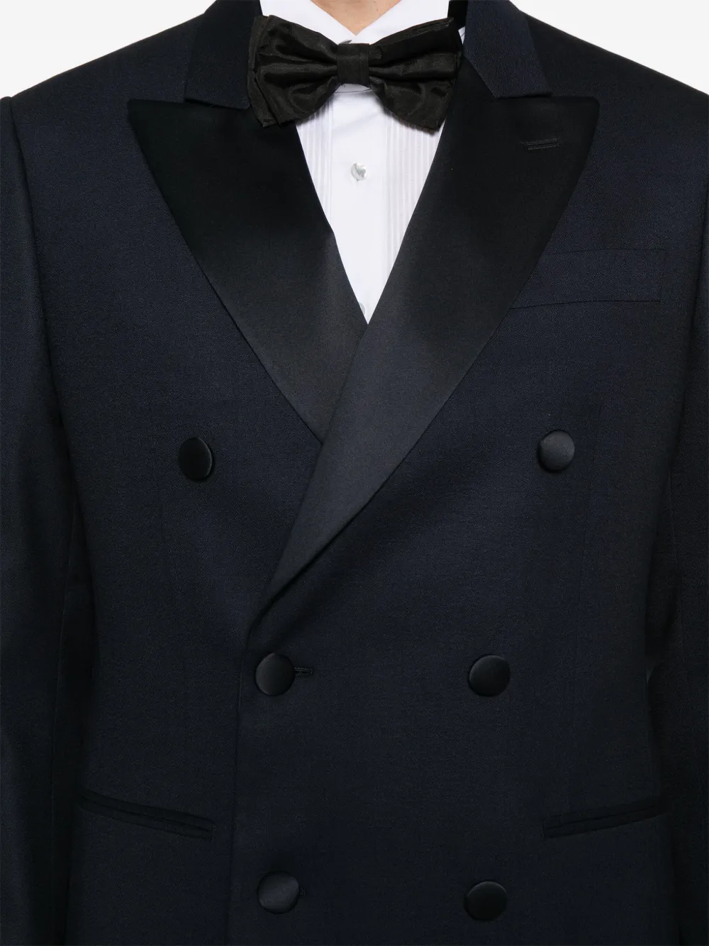 LARDINI SATIN-LAPELS SUIT