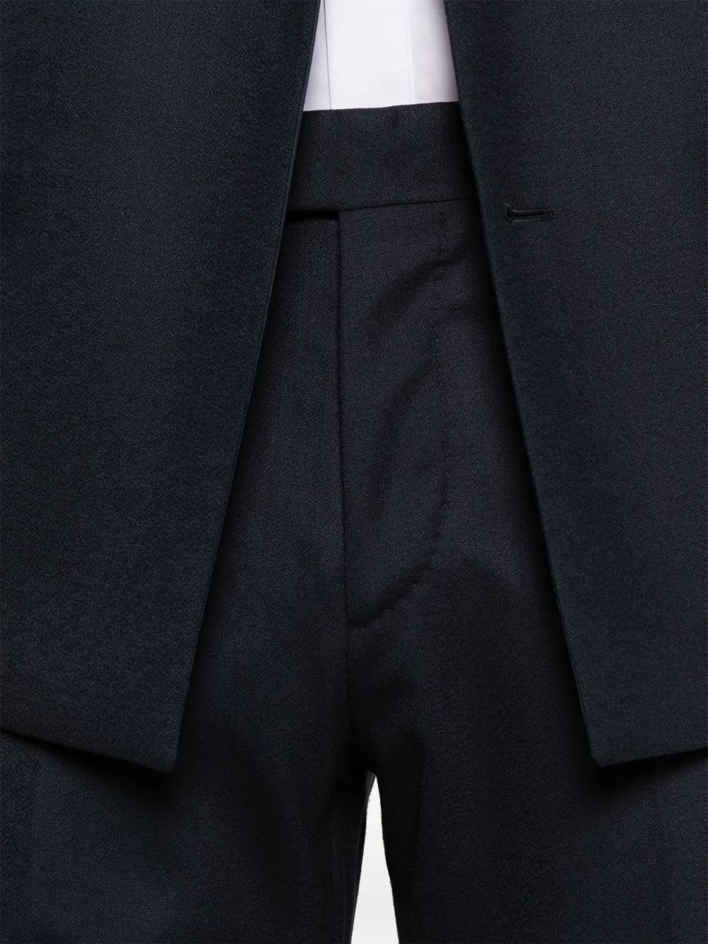 Shop Lardini Satin-lapels Suit In Blue