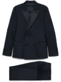 Lardini satin-lapels suit - Blue
