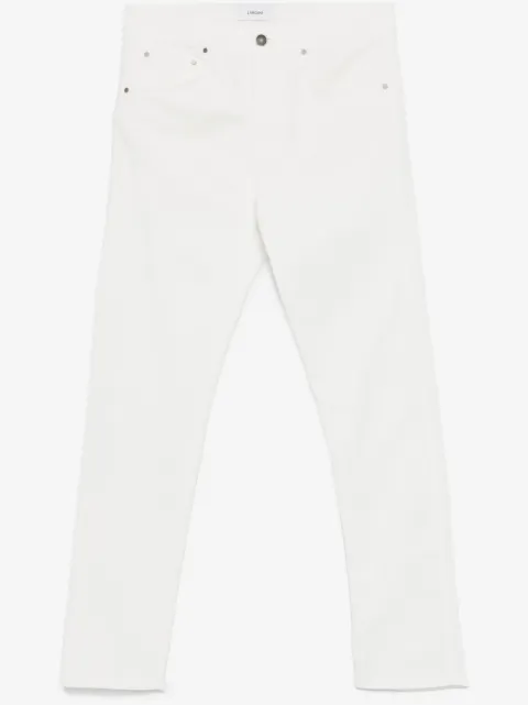 Lardini embossed-buttons jeans