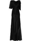 Victoria Beckham satin gown - Black