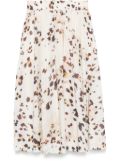 ZIMMERMANN Acacia Swing midi skirt - Neutrals