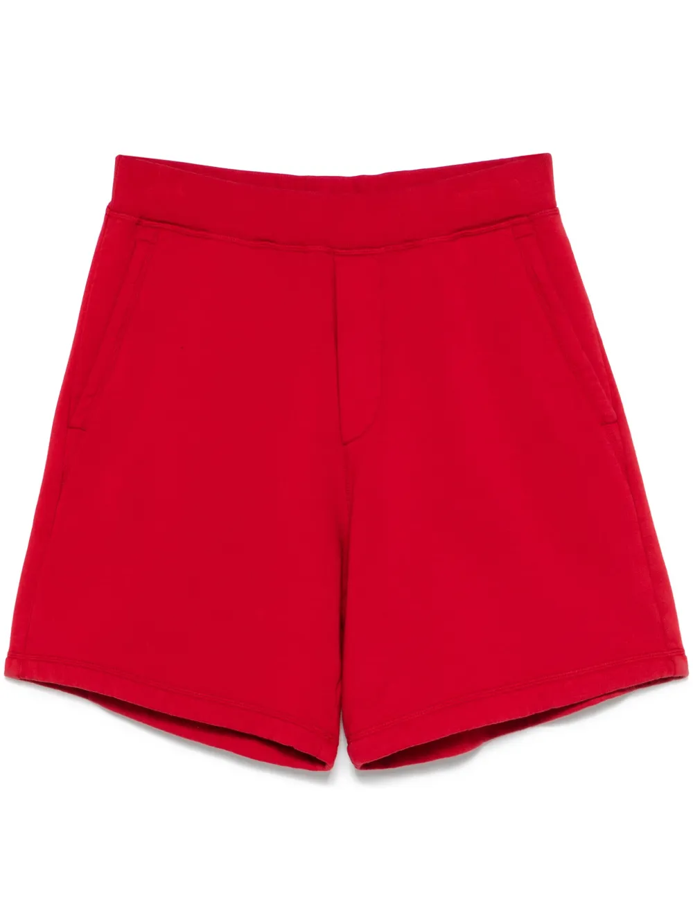 DSQUARED2 Trainingsshorts met jersey textuur Rood