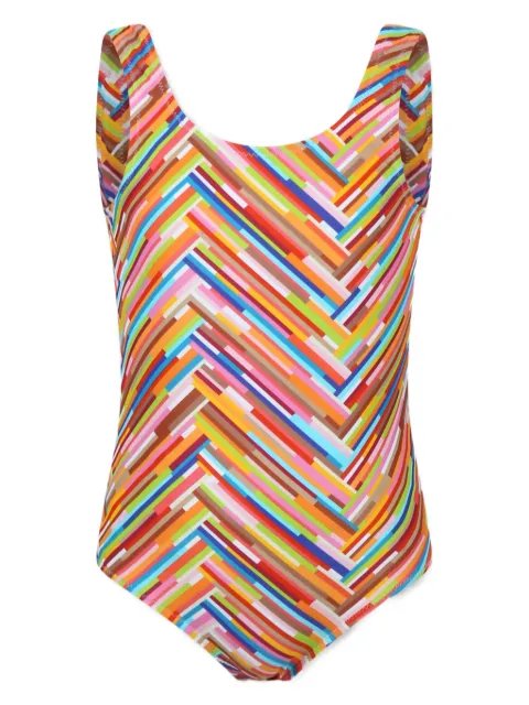 Missoni Kids Maiô com estampa chevron