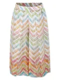 Missoni Kids zigzag-print trousers - White