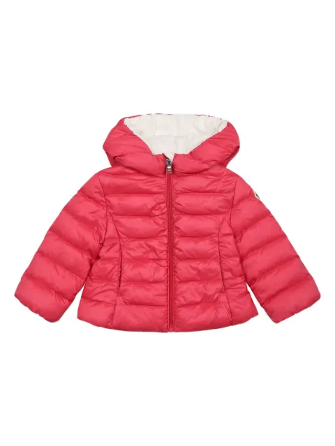 Moncler Enfant chamarra capitonada con capucha