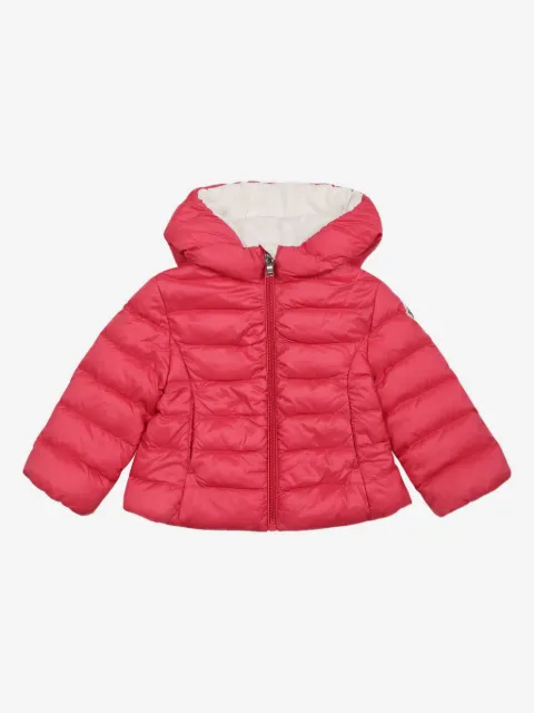 Moncler Enfant chamarra capitonada con capucha