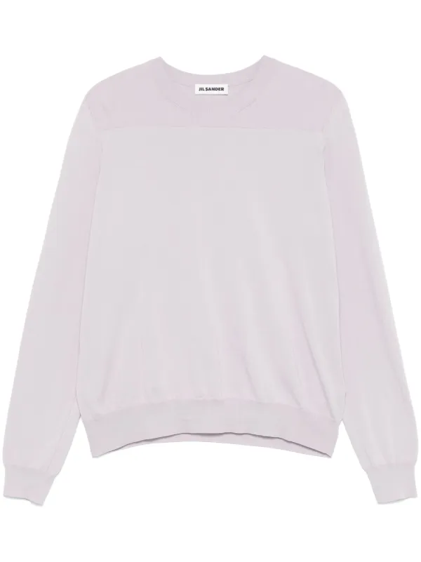 Jil Sander コットン プルオーバー | パープル | FARFETCH JP