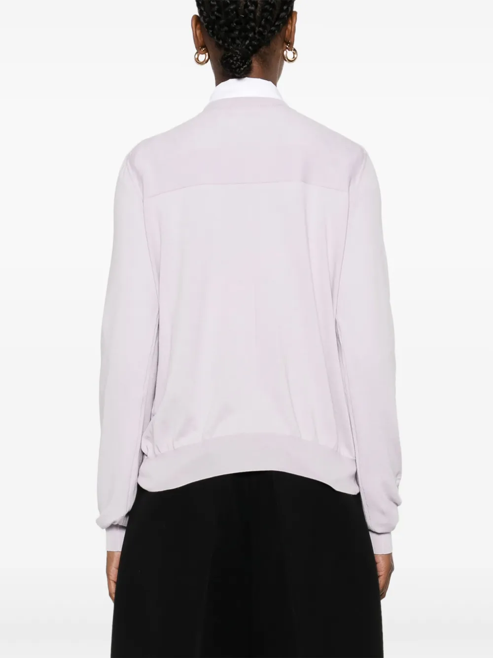 Jil Sander Katoenen trui Paars