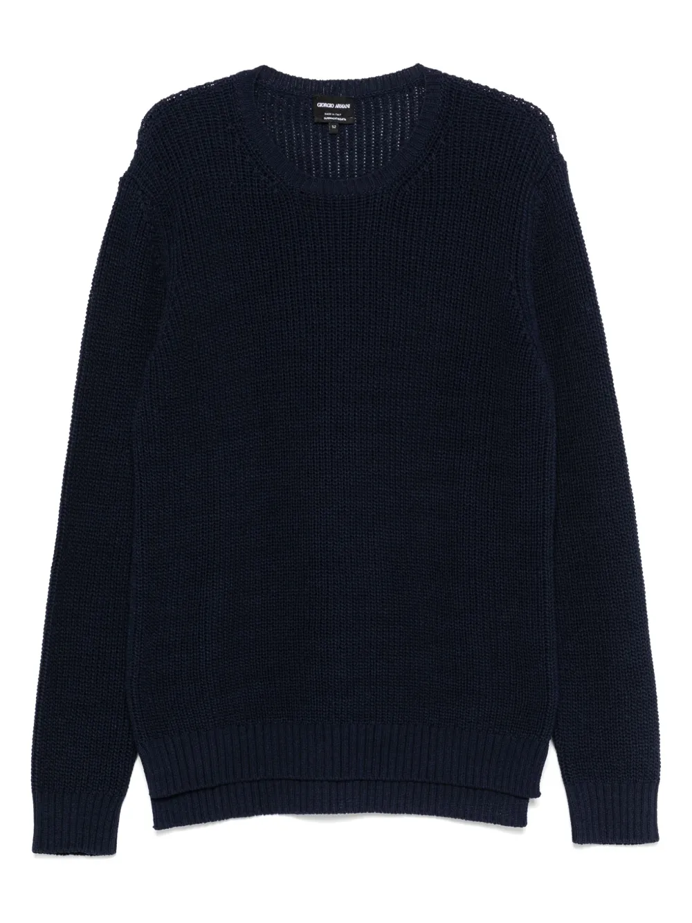 Giorgio Armani suéter de tejido grueso | azul | Image 1