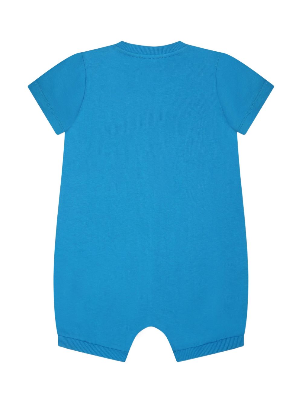 Moschino Kids Romper met logoprint - Blauw