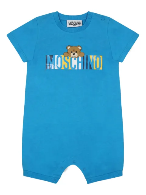 Moschino Kids بودي بطبعة شعار الماركة