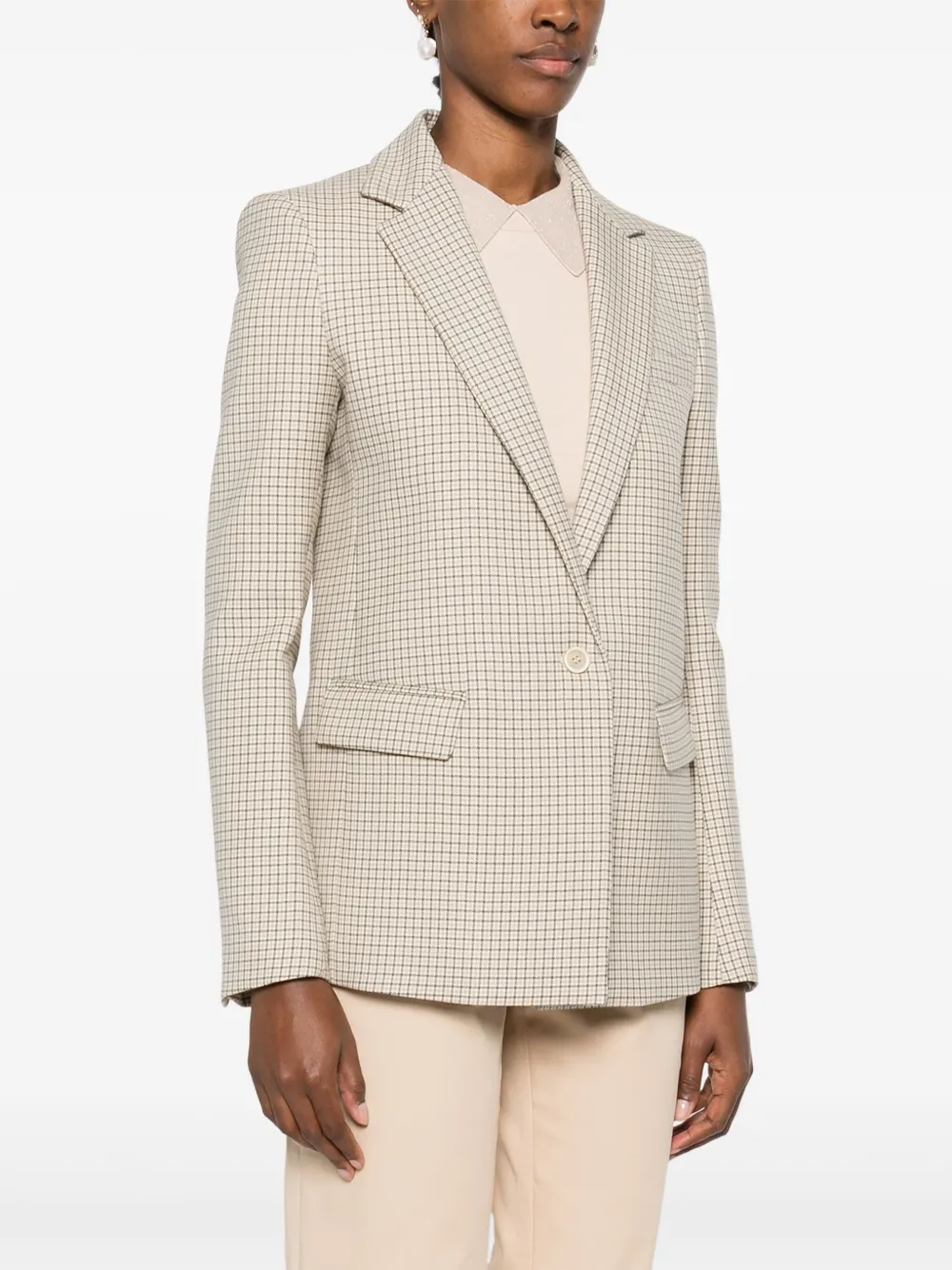 FABIANA FILIPPI CHECKED BLAZER