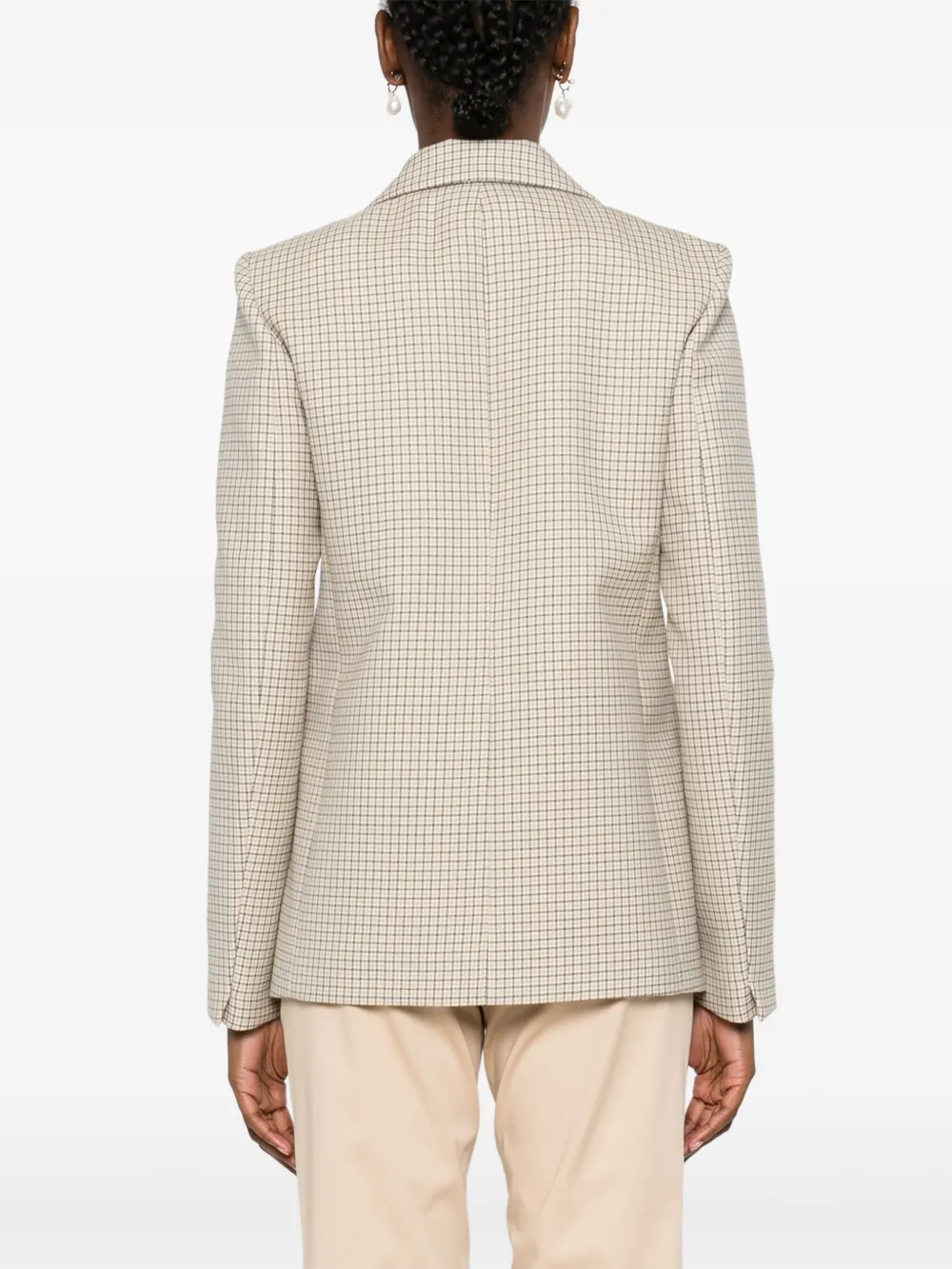 FABIANA FILIPPI CHECKED BLAZER