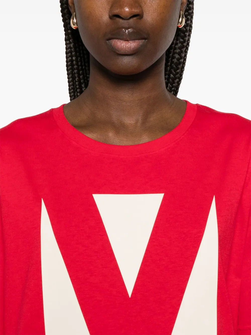 Valentino Garavani T-shirt met logoprint Rood