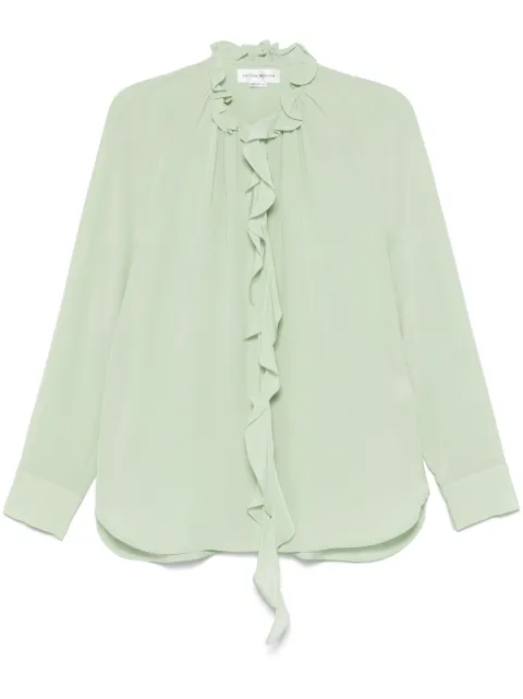 Victoria Beckham ruffled shirt