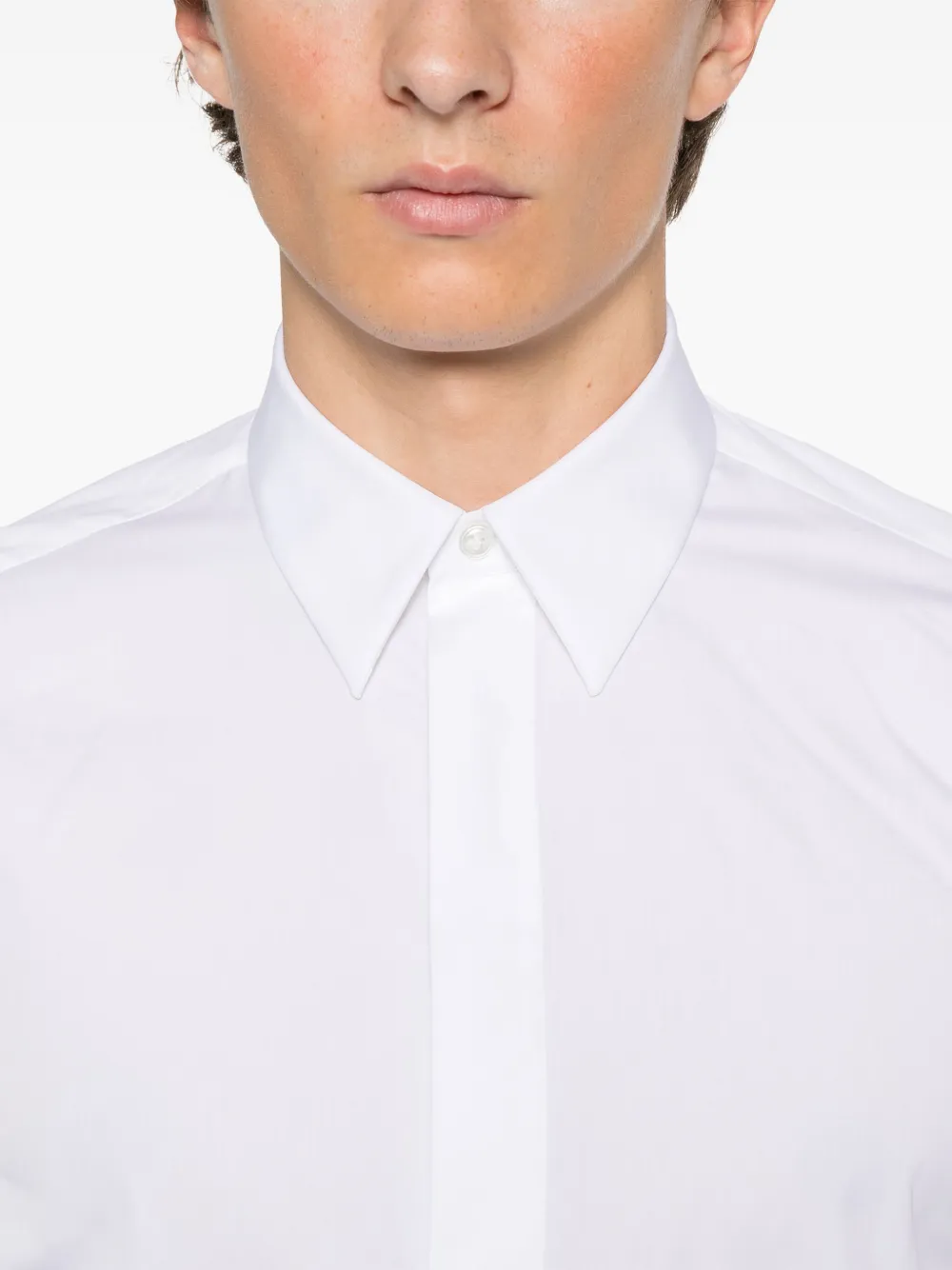 Lardini Katoenen overhemd Wit