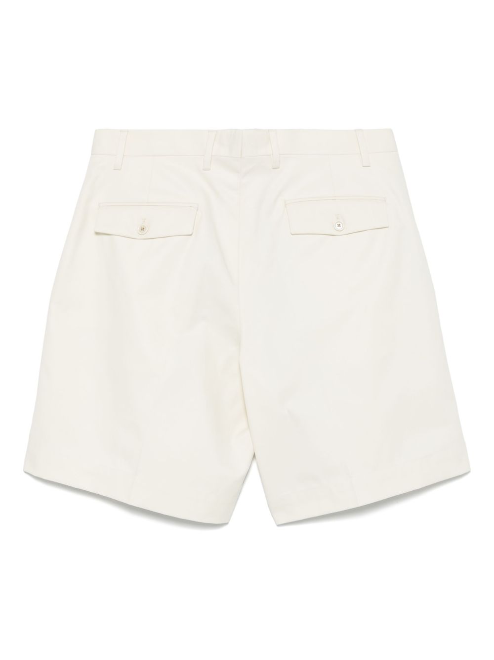 Lardini Shorts met plooidetail - Wit