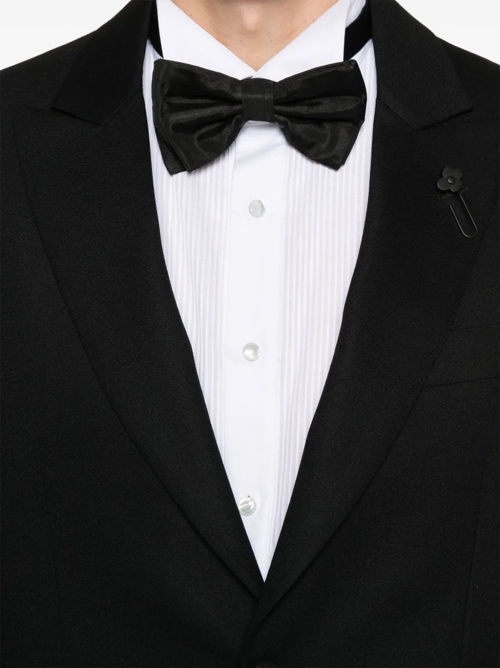 Lardini Pak met broche detail Zwart