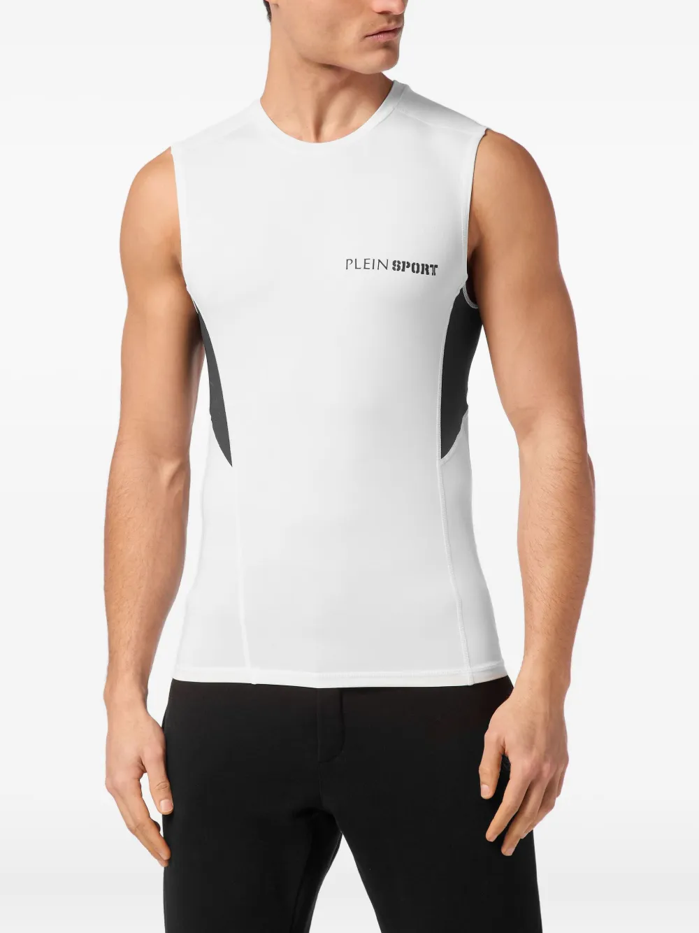 Plein Sport Jersey T-shirt Wit