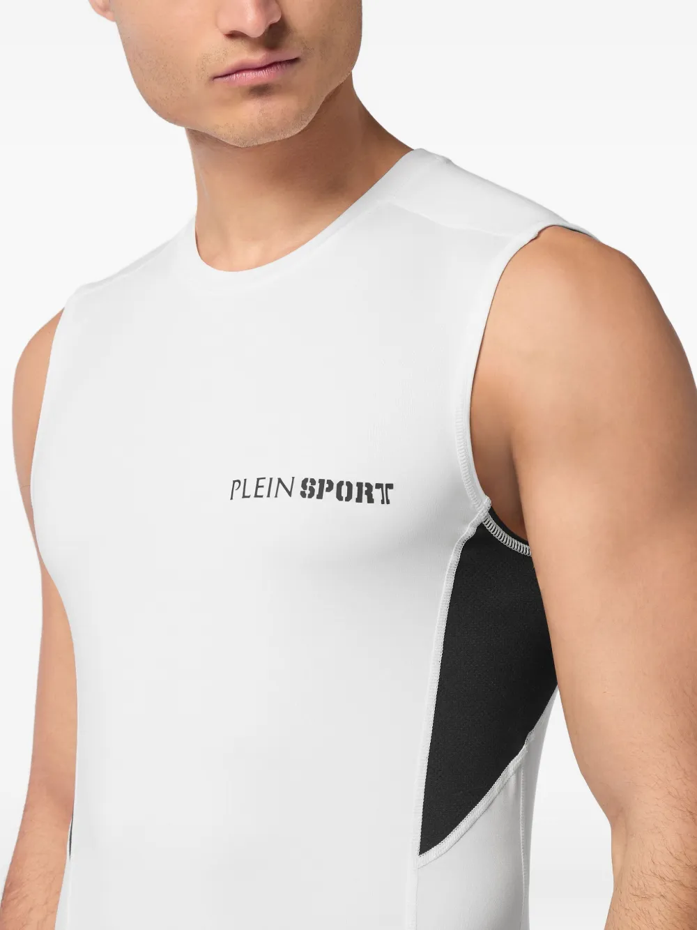 Plein Sport Jersey T-shirt Wit