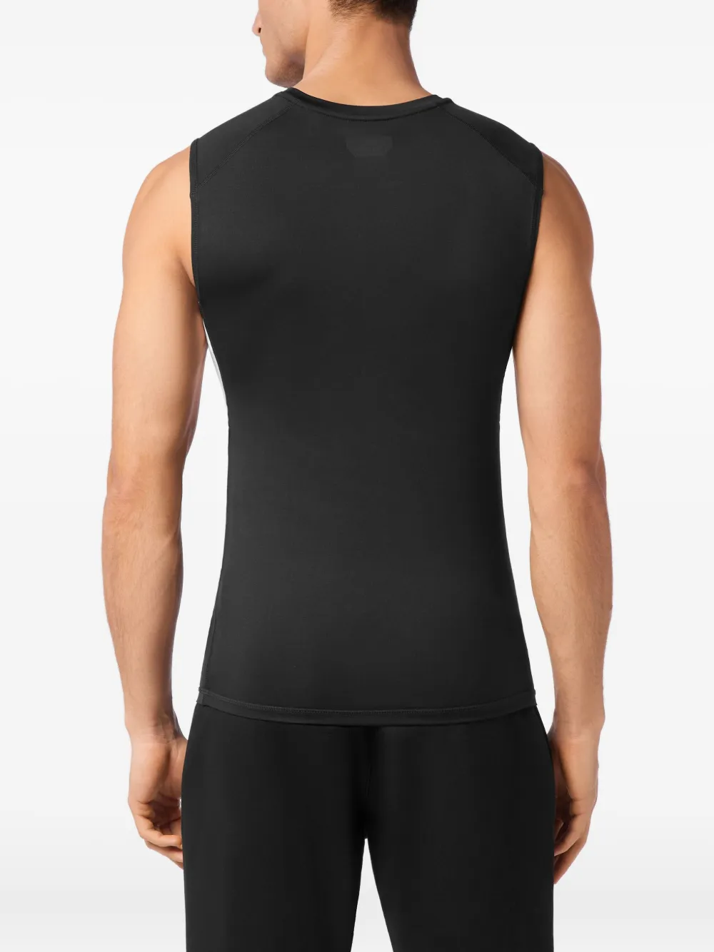 Plein Sport Tanktop met logoprint Zwart