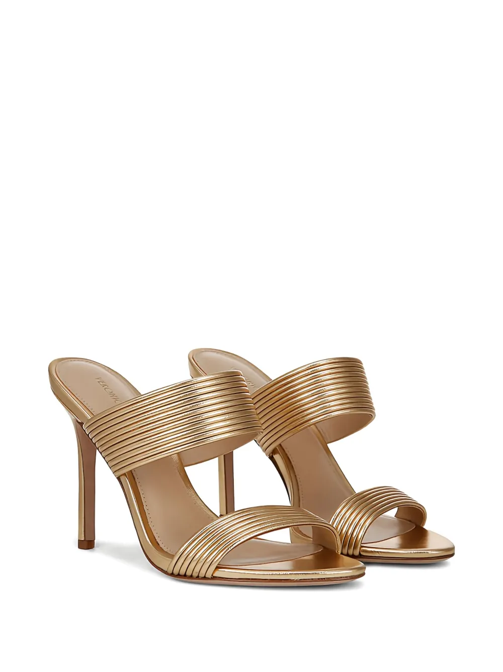 Veronica Beard 100mm Asha Mignon sandals Goud